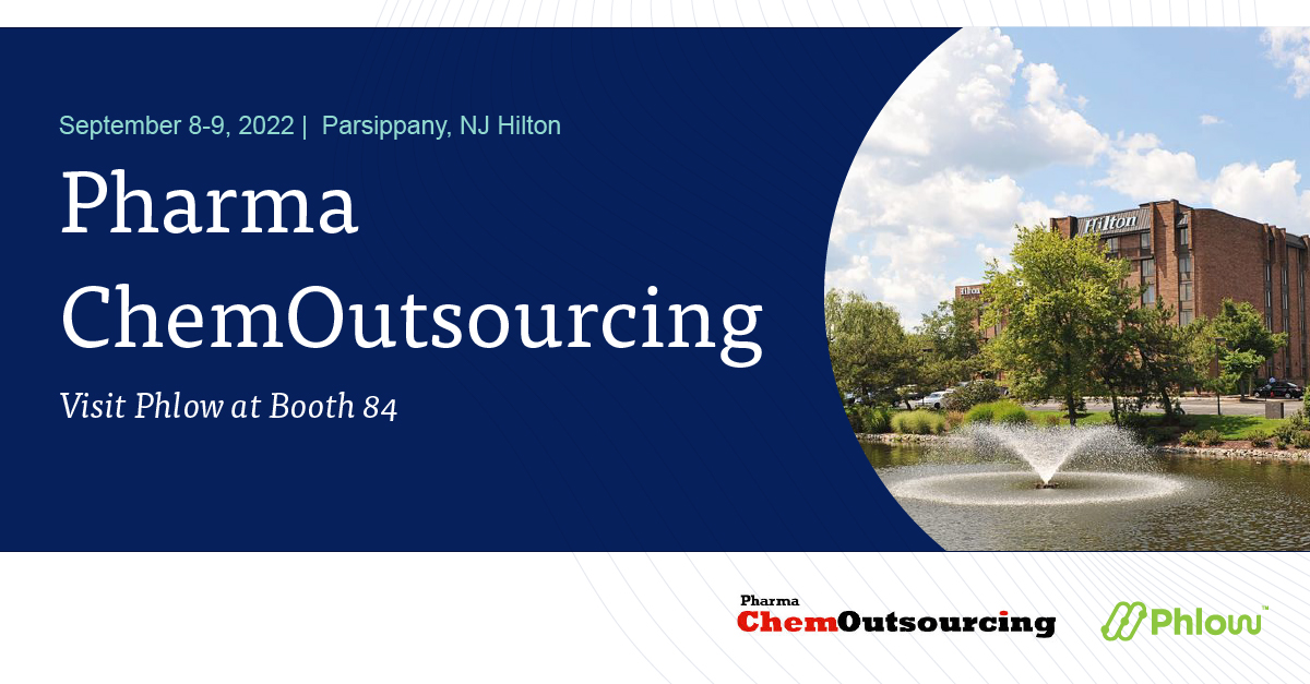 Phlow Corp. (@phlowusa) on Twitter photo We are looking forward to attending <a href="/chemoutsourcing/">ChemOutsourcing</a> tomorrow. Stop by booth 84 to meet our team & discuss how we can provide customized, U.S.-based advanced manufacturing solutions for small molecule APIs & RSMs across all stages of development using state-of-the-art technology. We are looking forward to attending <a href="/chemoutsourcing/">ChemOutsourcing</a> tomorrow. Stop by booth 84 to meet our team & discuss how we can provide customized, U.S.-based advanced manufacturing solutions for small molecule APIs & RSMs across all stages of development using state-of-the-art technology.