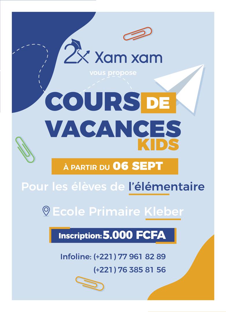 2x_xamxam's tweet image. Nous avons aussi démarré les #coursdevacances pour les élèves du primaire🔥
Inscrivez rapidement vos enfants pour qu&apos;ils puissent préparer l&apos;année scolaire suivante.

#xamxam #xamxam2x #senegal #learning #education #kids 
#xamxamsenegaal #xamxamle