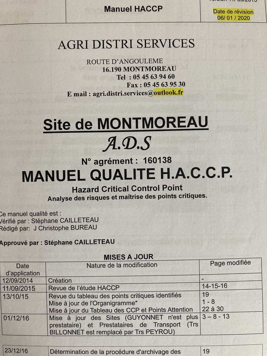 BUREAU20's tweet photo. AGRI DISTRI SERVICES est audité en Cereales CSA-GTP et activité produits issus de l’agriculture biologique par CERTIS.
L’organisme certificateur atteste le renouvellement CSA-GTP tandis que nous devons répondre d’un écart sur le certificat AB https://t.co/gQTnbMKzPD