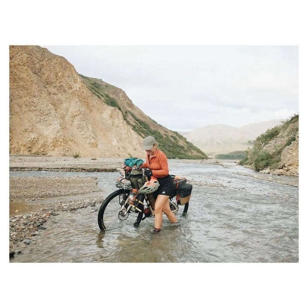 'I was initially pretty disappointed when I heard about the landslide on the park road in Denali National Park - riding it had long been on my wish list of things I wanted to do in Alaska. But when we heard rumours that it may be possible to push bikes 5… instagr.am/p/CiNR-hgIhIU/