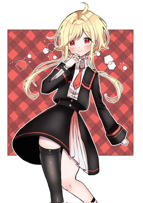 足比較の絵。もちもち足好きの友人に向けて描いたのでぷにぷににしてます。 