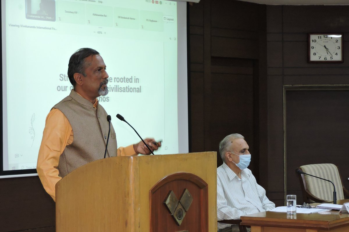 vifindia's tweet photo. Glimpses from the talk on 'Technological aspects of #IndianStrategy' delivered today at @vifindia by Sri @svembu, Founder and CEO of Zoho Corporation
Video is available at: https://t.co/3osJ7Hydeb https://t.co/sx8IuIYIWi