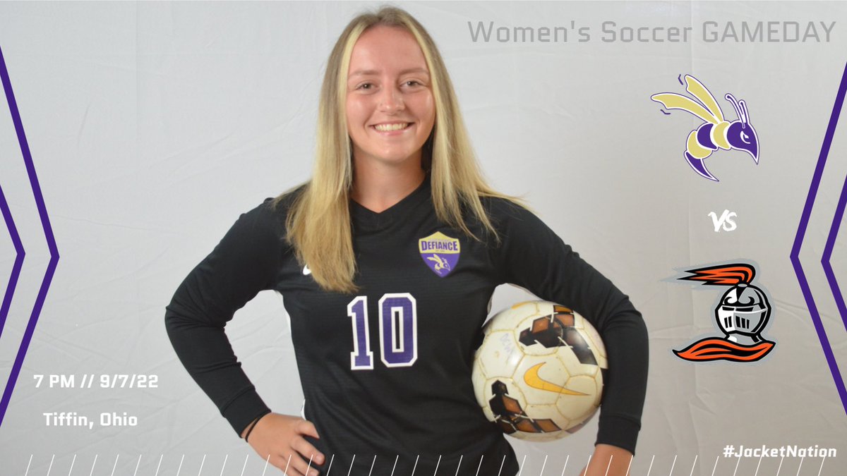 DC_Athletics's tweet photo. 🚨 GAMEDAY 🚨
⚽️ @dcwomensoccer ⚽️
🆚: Heidelberg
⏰: 7pm
📍: Tiffin, Ohio
📈: https://t.co/E3VF1HZSvV
📺: https://t.co/42TThhNk2T
#JacketNation https://t.co/JaNxA29HKa