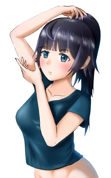 兎男さんに頼まれてイラスト添削した('・ω・`) 