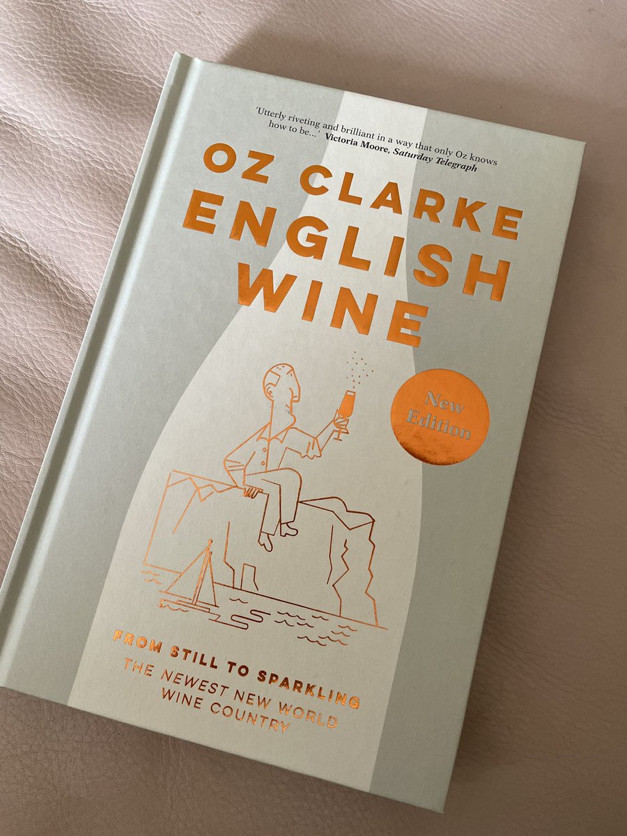 Doing the kind of homework I enjoy today. Special thanks to <a href="/ozclarke/">Oz Clarke</a> for producing this excellent new edition of ‘English Wine From Still To Sparkling. The Newest New World Wine Country,’ #Cheersall