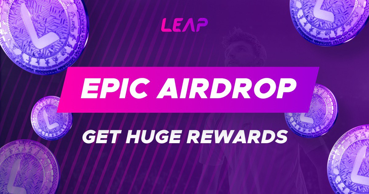 New airdrop: PlayLeap (LEAP)
Total Reward: 10,000 LEAP
Rate: ⭐️⭐️⭐️⭐️
Winners: 450 Random &amp; Top 50
Distribution: 7th November

Airdrop Link: t.me/airdropinspect…

#Airdrop #Airdrops #Airdropinspector #PlayLeap #LEAP #Crypto #Bitcoin
