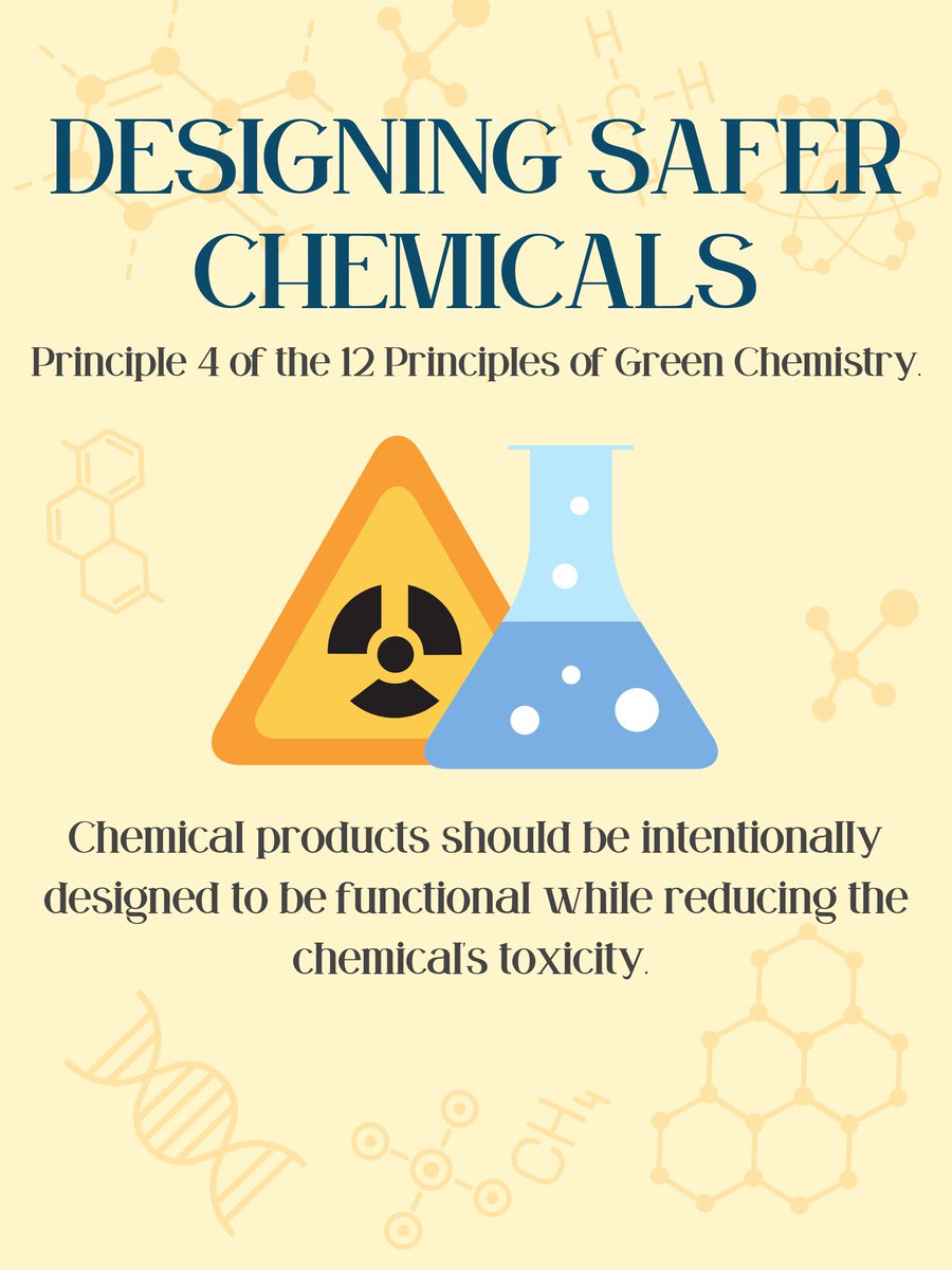 TravisS_ntch's tweet photo. In @thehaleyarroyo's chemistry class we are creating posters for the 12 principles of green chemistry. @AnjieM_nthc and I's poster is about Designing Safer Chemicals!! #NewTechGoesGreen #NTHCinspire #GreenChemistry https://t.co/hljUWVdsAe