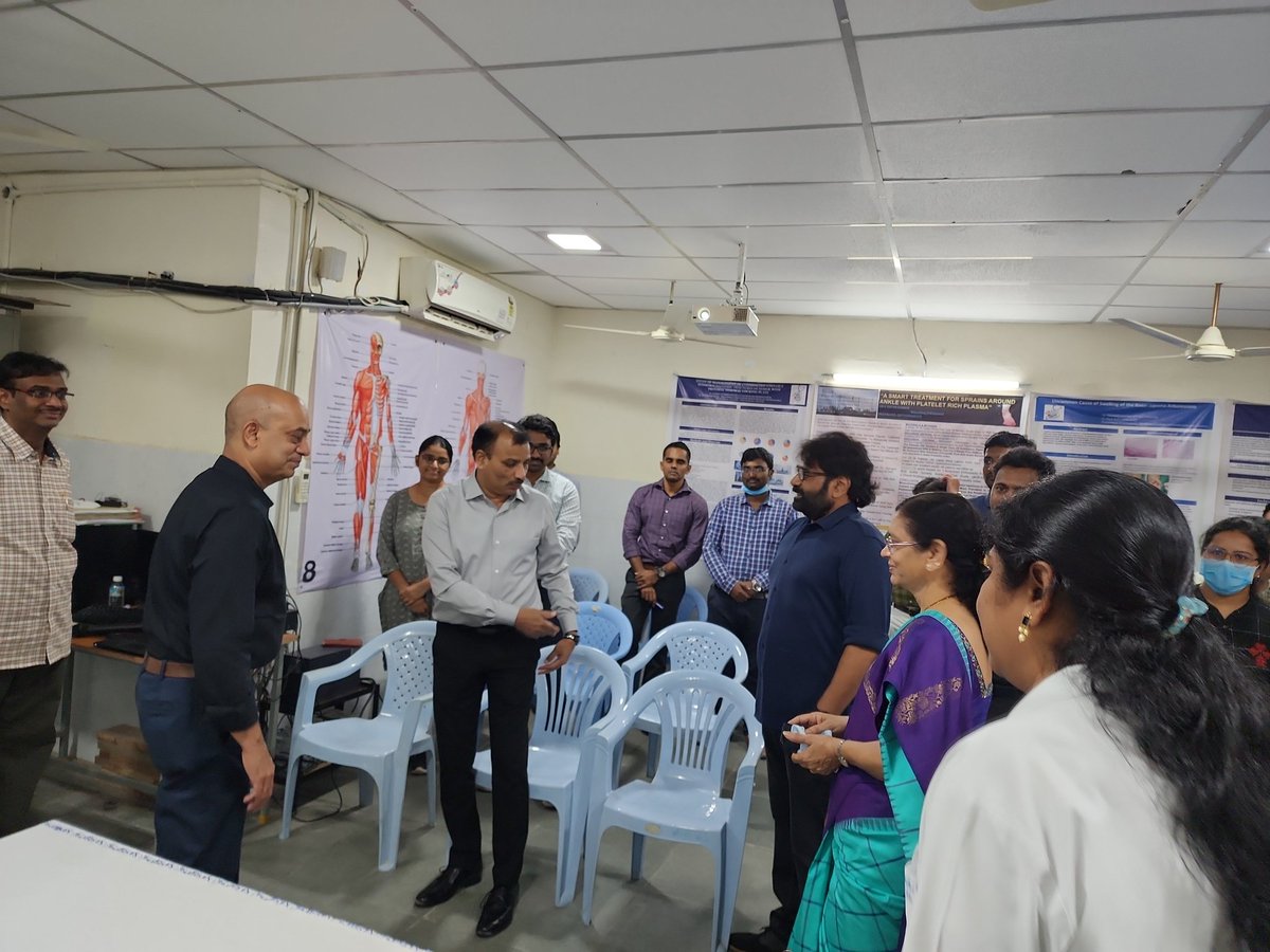 Teamortho1's tweet photo. @MVRaoIPS   Thanks a lot 🙏  for spending your quality time with #TeamOrtho sir.
We are delighted to have you with our team.
Keep inspiring all of us like the way you are doing. https://t.co/2jepNPMas5