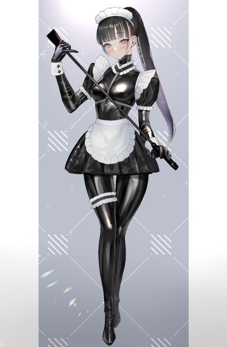 【全体】ラテックスメイドちゃん🖤 