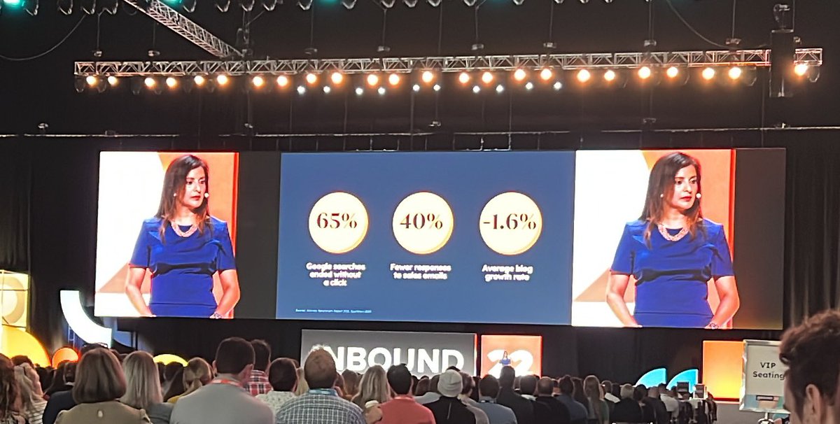 Stats on Stats on Stats 🧡

And <a href="/yaminirangan/">Yamini Rangan</a> killin’ it like always  #INBOUND22 <a href="/INBOUND/">INBOUND</a>
