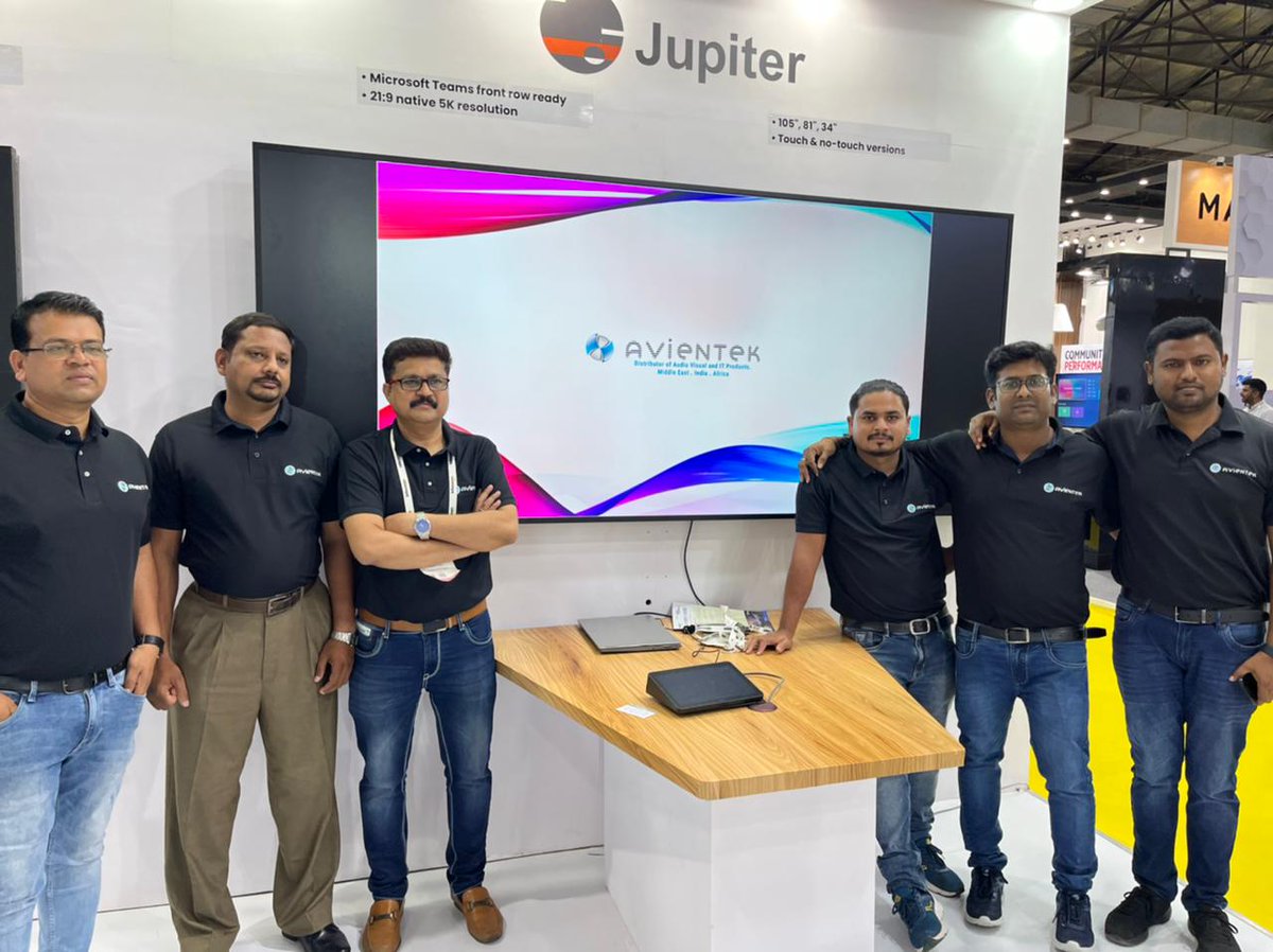 avientekedu's tweet photo. It's been a great experience for us at InfoComm India, the feedback is appreciable!

Thank you to all the partners and associates for helping us for making the event a success.

#avientekindia #avcompany #audiovisual #videocollaboration   #india #infocommindia #infocomm22 https://t.co/seihqlnRJ3