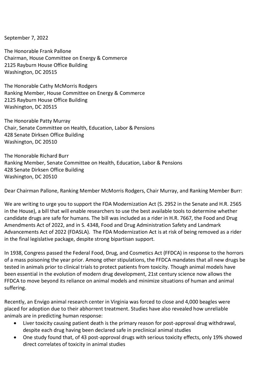 wyssinstitute's tweet image. We support our fellow MPS industry leaders who are urging Congress to pass the #FDAModernizationAct, a bill that would update FDA regulation to accept results from advanced, human-relevant preclinical models. @DonIngber @emulateinc  (1/4)