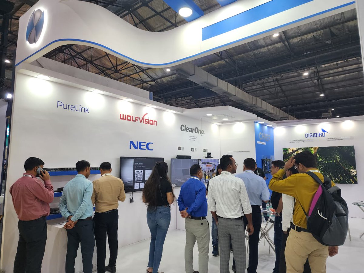 avientekedu's tweet photo. It's been a great experience for us at InfoComm India, the feedback is appreciable!

Thank you to all the partners and associates for helping us for making the event a success.

#avientekindia #avcompany #audiovisual #videocollaboration   #india #infocommindia #infocomm22 https://t.co/seihqlnRJ3