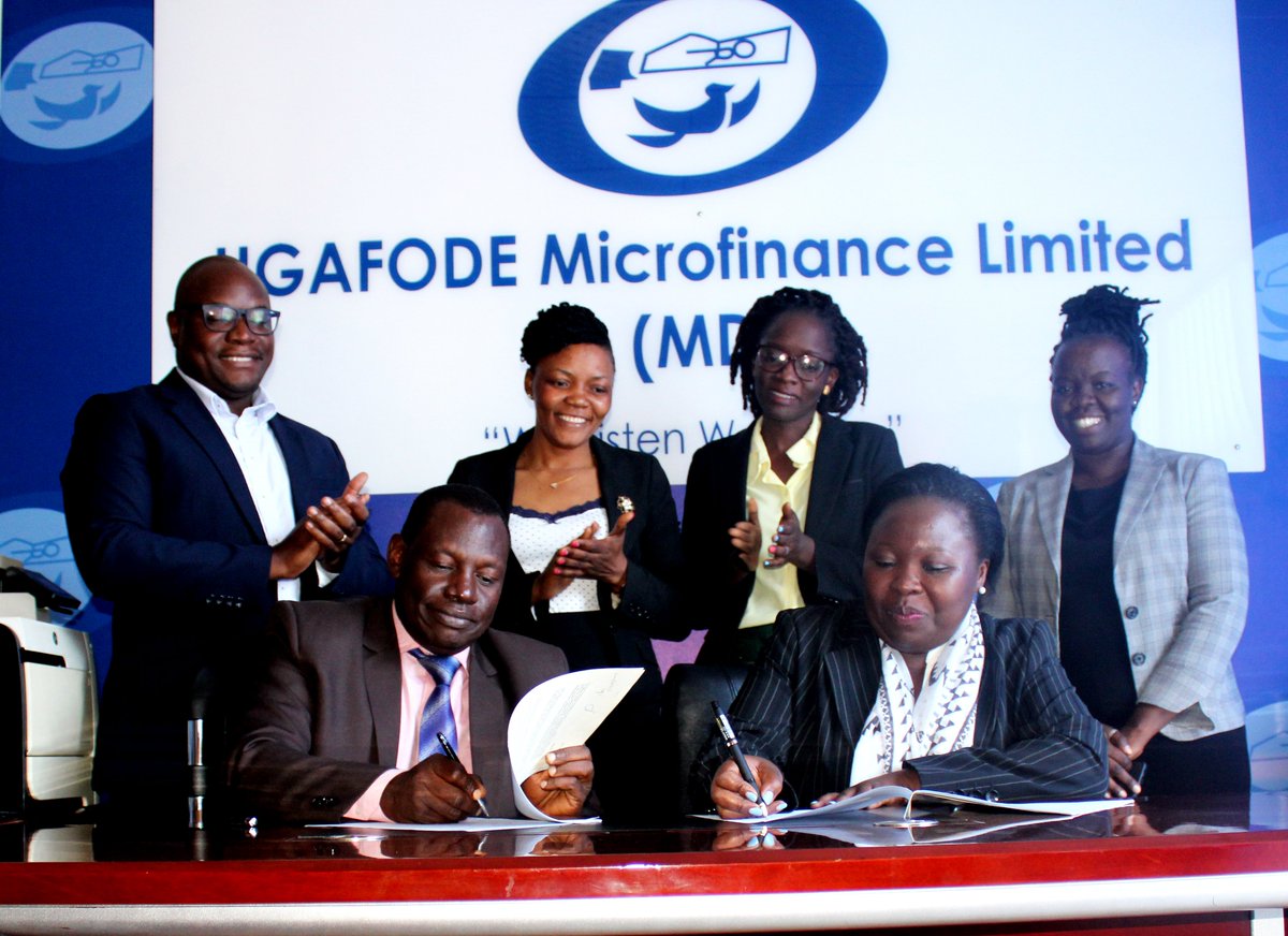 ugafodeug's tweet photo. UGAFODE Microfinance has entered a partnership with Uganda Women Entrepreneurs Association Limited (UWEAL) in which UGAFODE will support UWEAL members to access financial services and information to boost their enterprises.
#welistenwecare
#savewithugafode
#financialinclusion https://t.co/N6JMdkSIlX