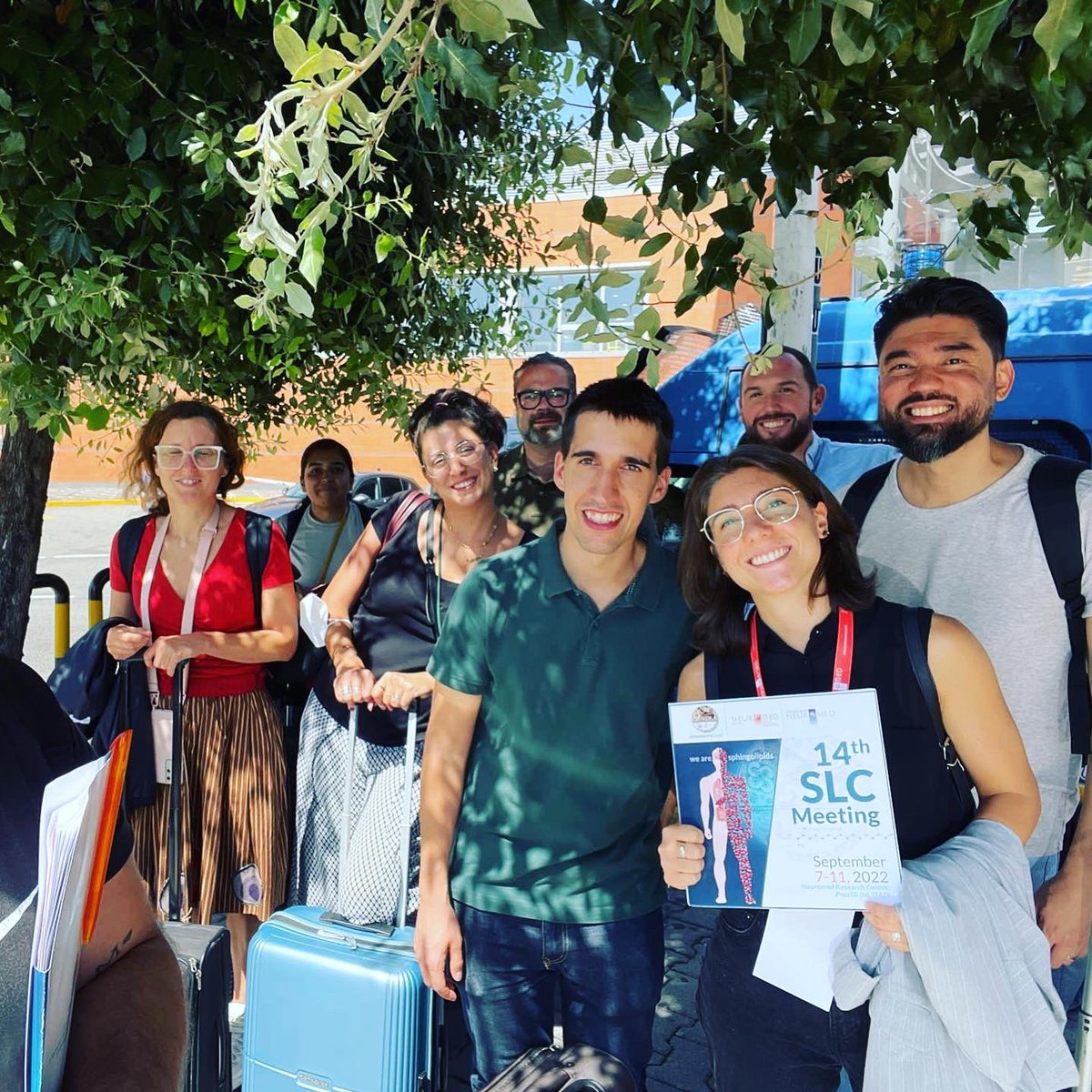NeuromedIRCCS's tweet photo. 🇬🇧Working progress for the 14th SLC Meeting. 
The #neurogenetics lab team is #meeting and greeting the arrival of scientists from all over the world. 

Pozzilli and Neuromed are waiting to  welcome all of them.

#14thsphingolipidsmeeting #sphingolipids @isn_society #research https://t.co/Ycn3P4yGID