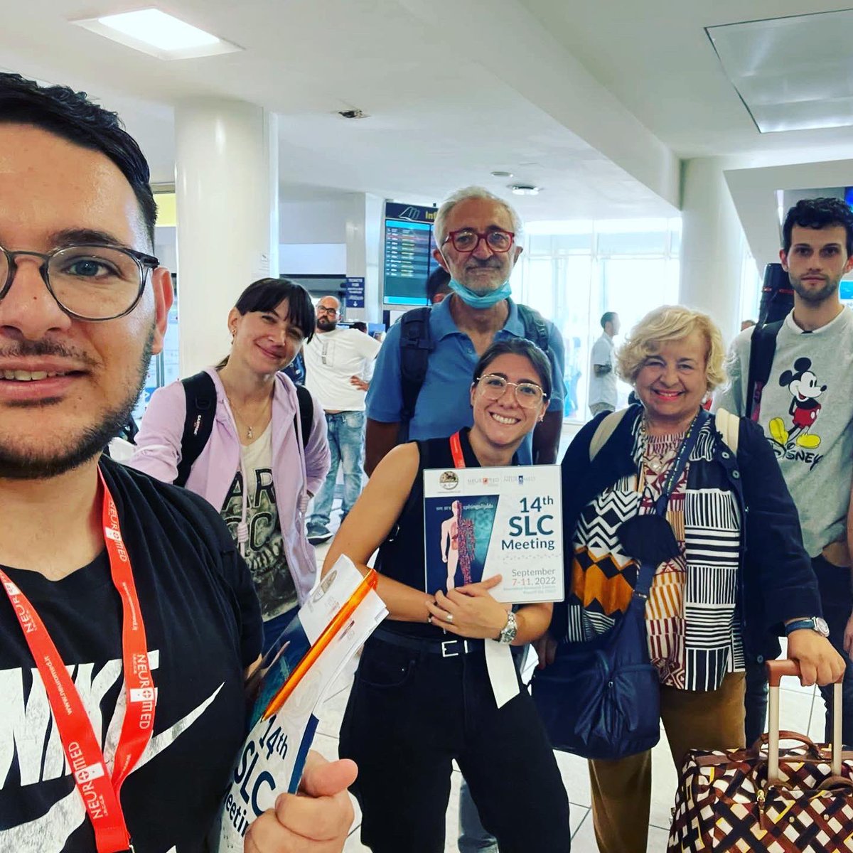 NeuromedIRCCS's tweet photo. 🇬🇧Working progress for the 14th SLC Meeting. 
The #neurogenetics lab team is #meeting and greeting the arrival of scientists from all over the world. 

Pozzilli and Neuromed are waiting to  welcome all of them.

#14thsphingolipidsmeeting #sphingolipids @isn_society #research https://t.co/Ycn3P4yGID