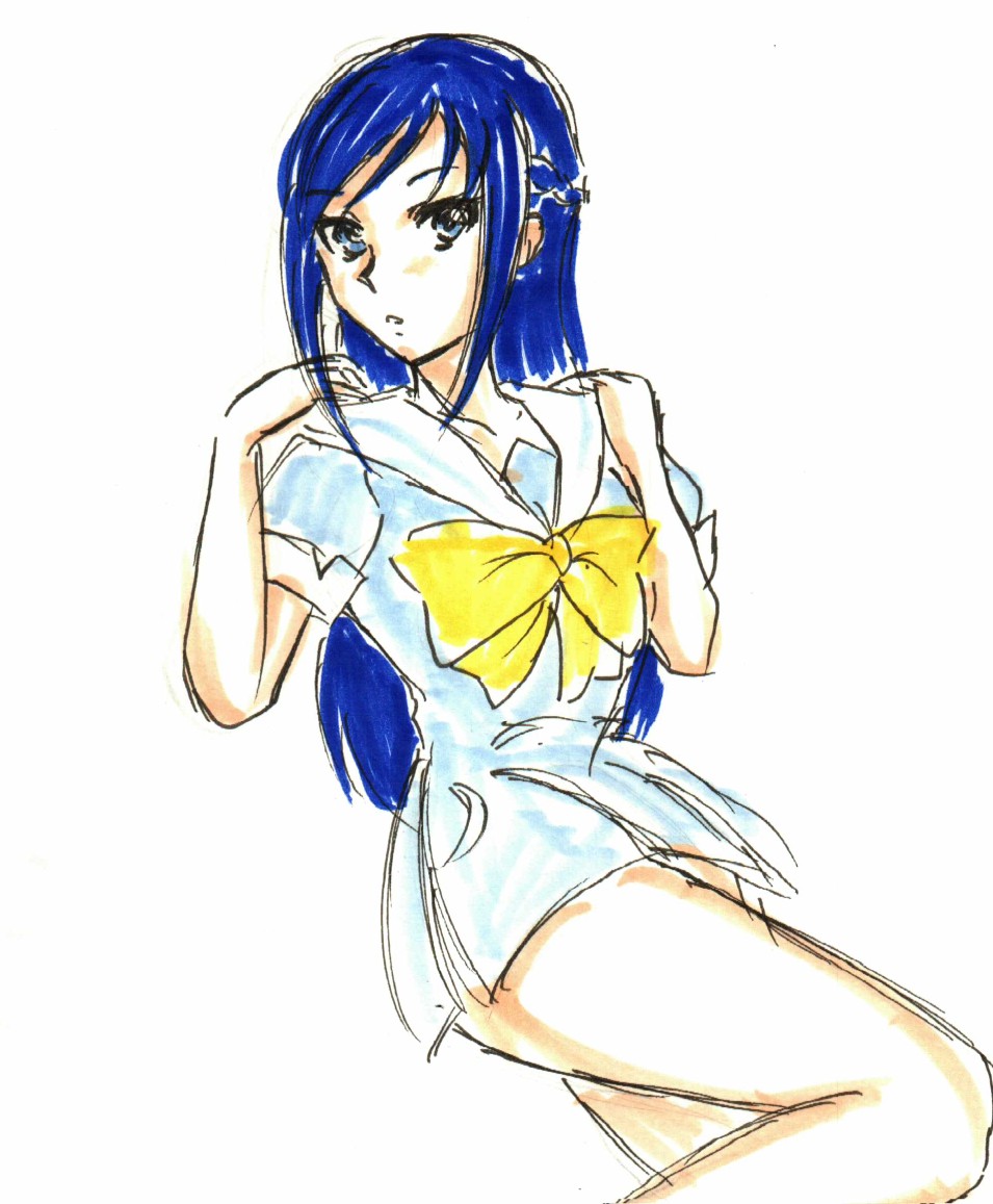 菱川六花 「リハビりっかラクガキ。昨日描かなかったので今日は2枚。 」|沖庵のイラスト