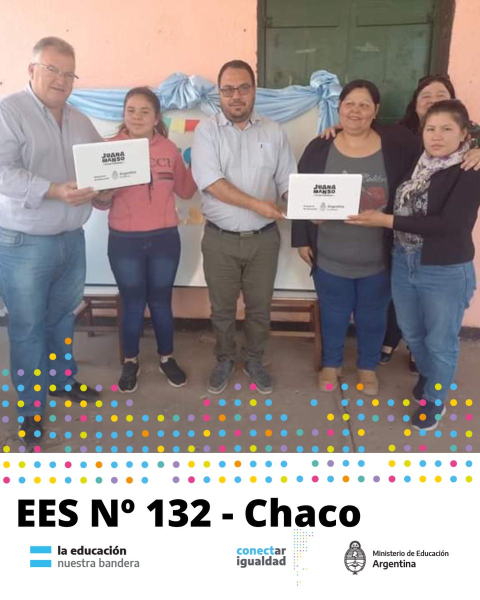 Los estudiantes de las EES Nº 43 de Juan José Castelli y 132 del Paraje La Gerónima ya cuentan con sus netbooks de @conectarigualdad, para estudiar y divertirse