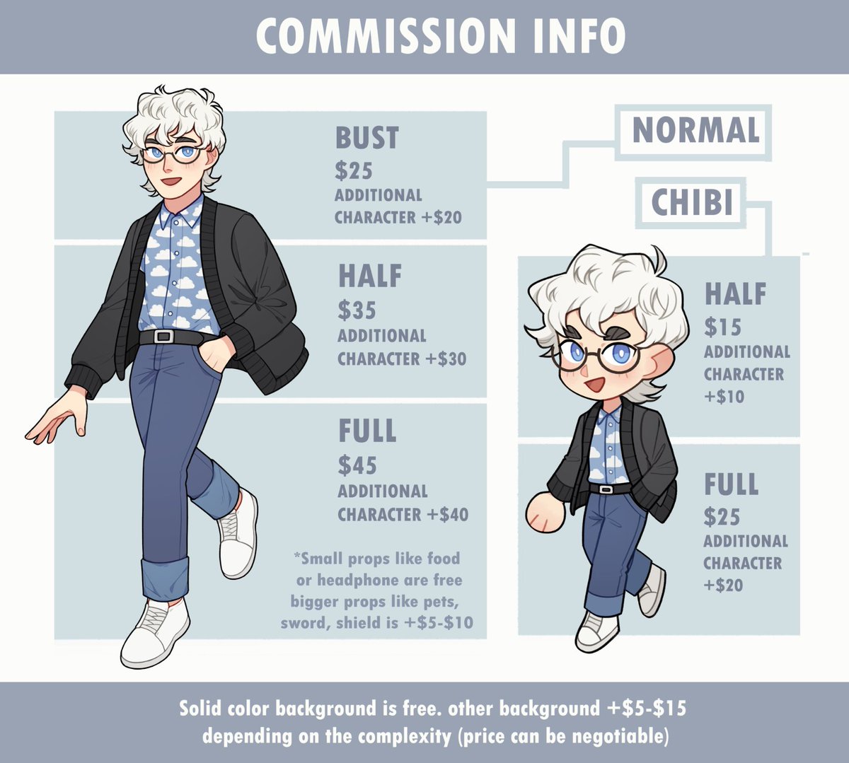 My commissions are now back to open! ✨
Please feel free to DM or contact my email if you're interested or have any question! 🙏💕 