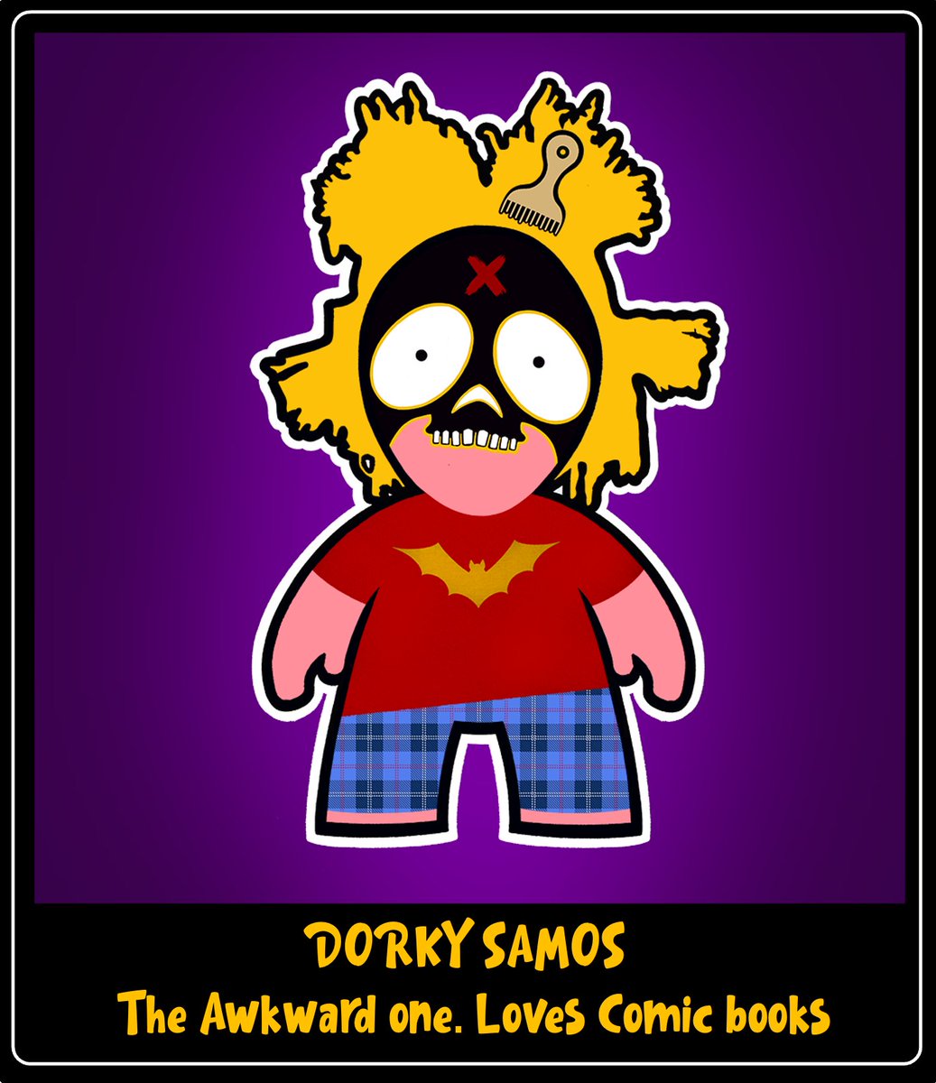 thesamosproject's tweet photo. Freak-Peak! Dorky prefers indoors, a mama's boy. An avid comic book reader and sometimes munches on them?! 🙊🫢#Freakipedia

#Samos #Thesamosproject #NFTart #NFTCollectibles #NFTdrop #NFTs https://t.co/UsR66E6Dr9