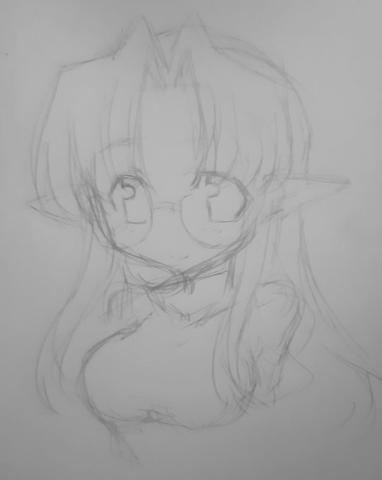 精神安定剤がわりにらくがきしてお夜勤いてきます。勤務多いぞ最近…いや普通に働いてる人からすれば全然だけども。 