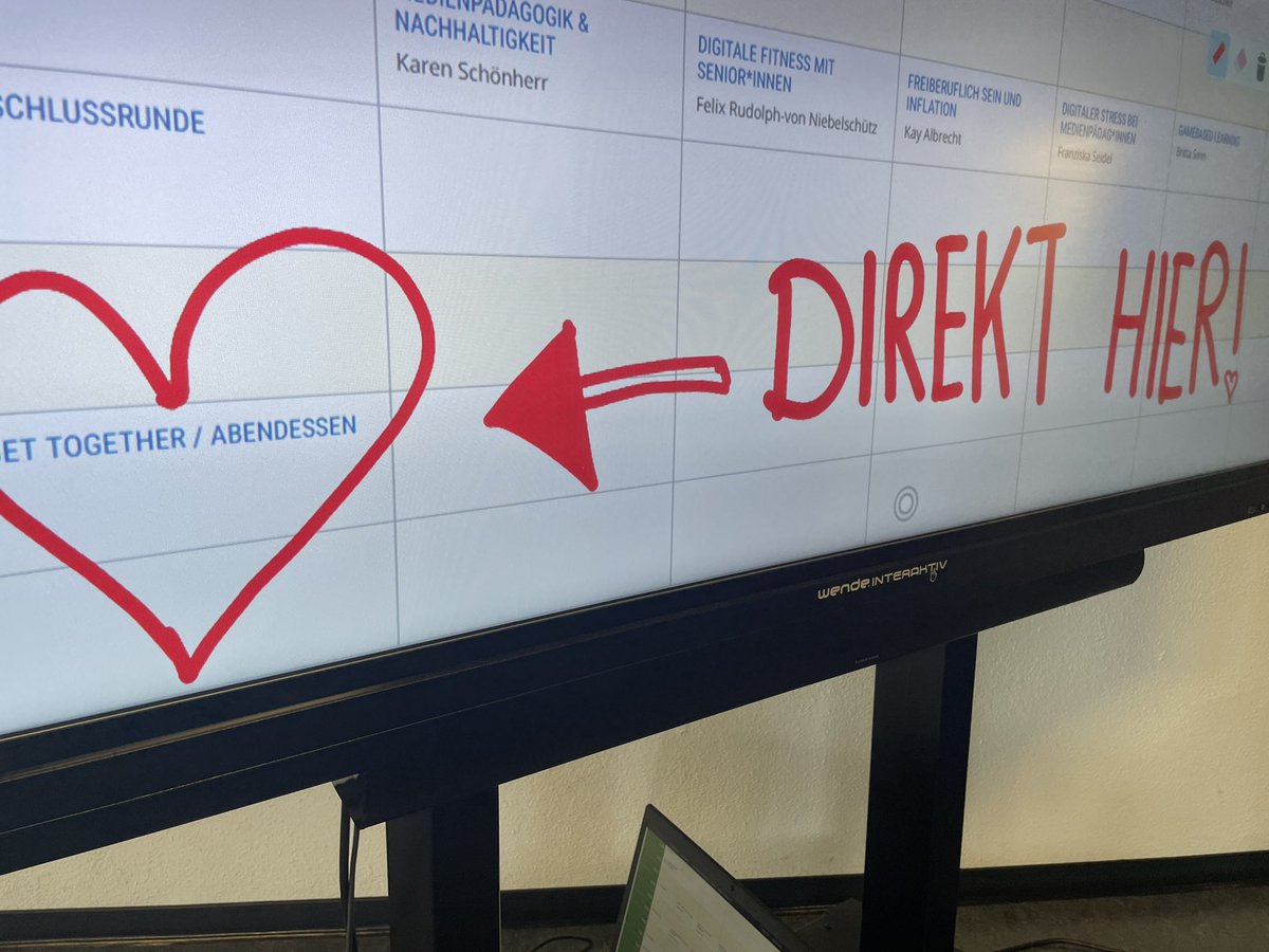 Inklusive Technik, digitales Teambuilding, Gamebased Learning uvm. 15 Sessionangebote sind rum und wir sind schon auf die Themen an Tag 2 gespannt. Doch erst gibt es noch einen gemütlichen Ausklang stay tuned
#mppb22