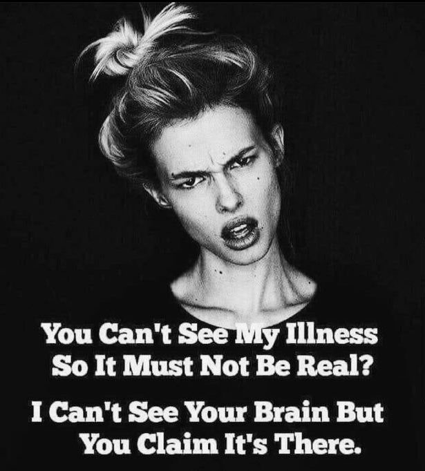 Please be Sensitive to people who might suffer from an Invisible Illness. When you have an invisible disease, your sickness isn’t your biggest problem. What you end up battling more than anything else, every single day, is other people.
Be kind😊💚 #Invisableillness #ChronicPain