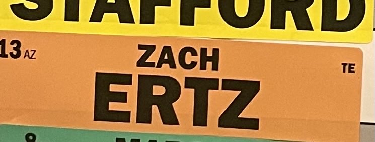 MrLivingLegend's tweet photo. When your daughter tells you don’t come home from your fantasy draft unless you draft ⁦@ZERTZ_86⁩ you make sure you draft him ⁦@julieertz⁩ https://t.co/sw6slmFyUm