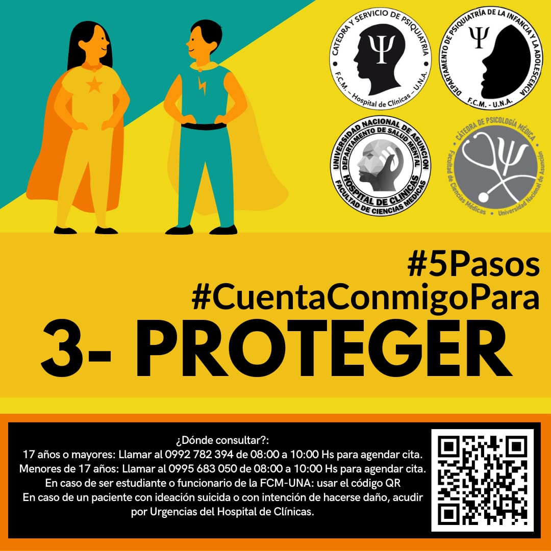 MedicinaUNA's tweet photo. 🎗️En el tercer día de la Semana de Prevención del Suicidio, seguimos compartiendo los #5Pasos de nuestra Campaña 🤗
✅️ Hoy el Paso 3 nos dice:
#CuentaConmigoPara PROTEGER
Más información en las siguientes imágenes ⬇️ https://t.co/hQ7V2xzRTz