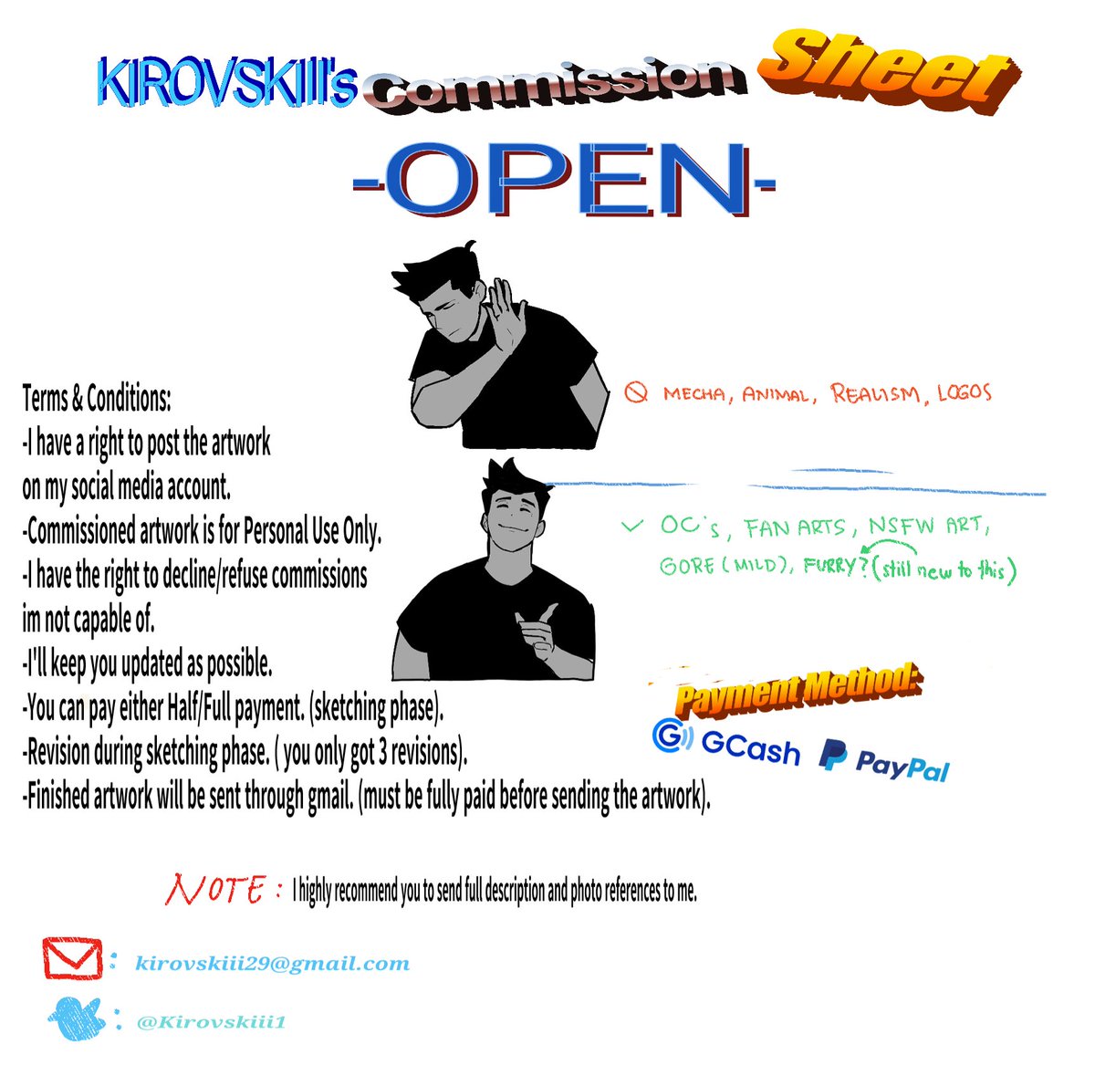 Kirovskiii1's tweet photo. Hey guys this is my first #Commission ... oh my this is happening!! Im scared!!! Hmm lets start with 2 slots. 🥴

#commisionsopen https://t.co/eBbiQEHUrv