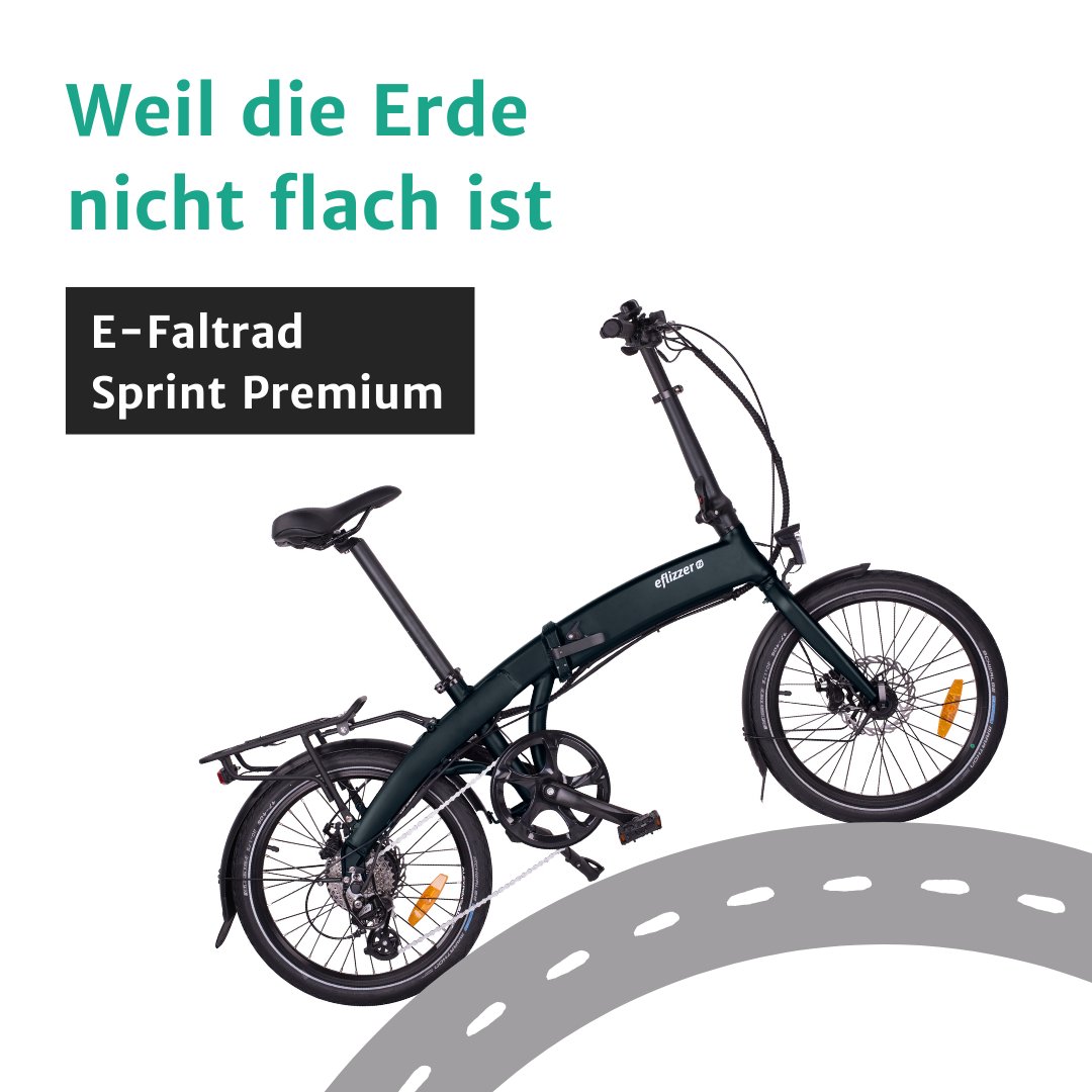 Pun intended, Flacherdler! Mit dem eflizzer E-Faltrad Sprint Premium kannst du jede Steigung meistern und kommst schnell und frisch am Ziel an. #eflizzer #ebike #efaltrad #emobilitaetschweiz #campingschweiz #pendeln #flatearth #flacherdler