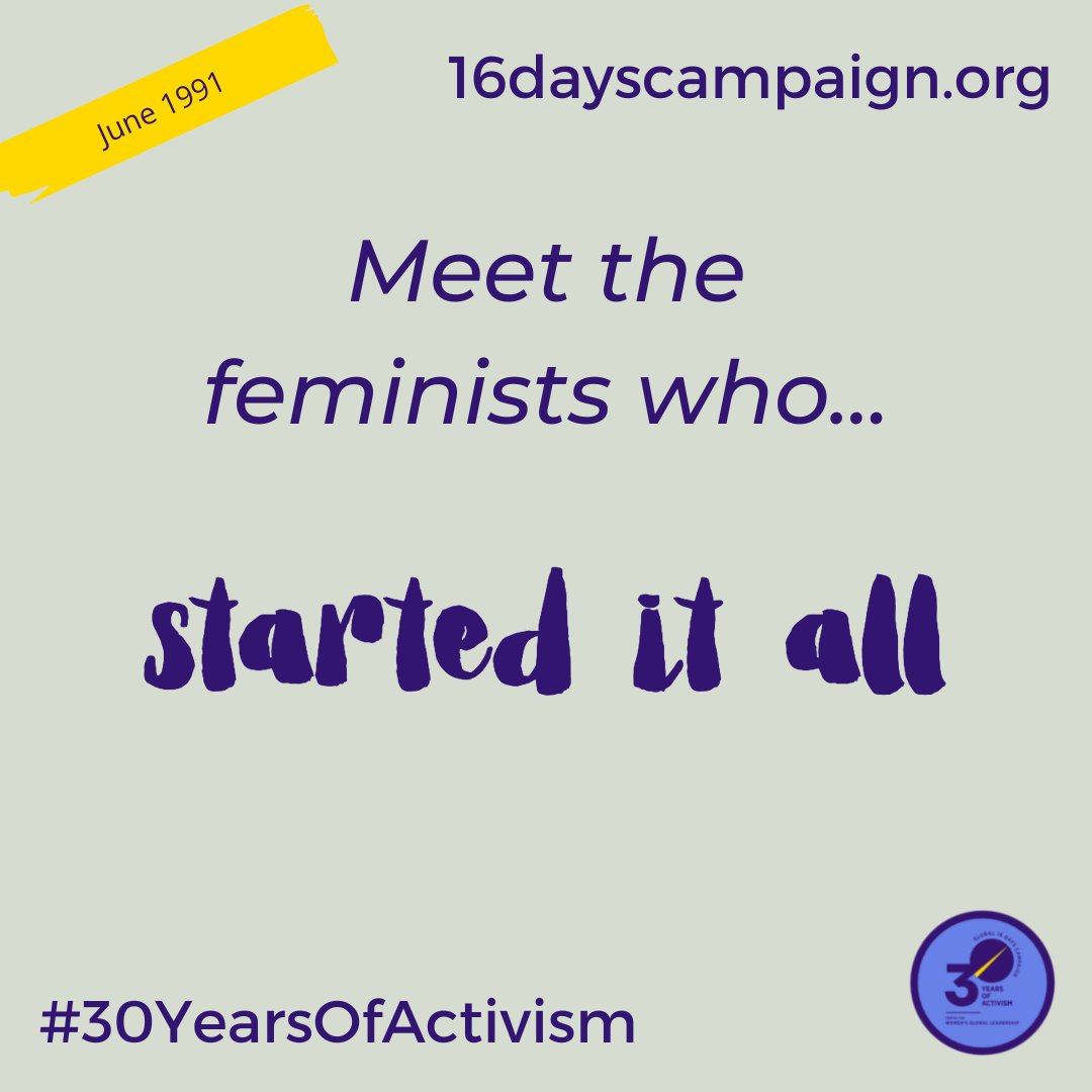 Global 16 Days Campaign (@16dayscampaign) on Twitter photo 🫶 30 years ago, feminists from around the world gathered at <a href="/CWGL_Rutgers/">Center for Women's Global Leadership</a> and started the Global <a href="/16DaysCampaign/">Global 16 Days Campaign</a> to ensure that women's rights are seen as human rights. 🫶 30 years ago, feminists from around the world gathered at <a href="/CWGL_Rutgers/">Center for Women's Global Leadership</a> and started the Global <a href="/16DaysCampaign/">Global 16 Days Campaign</a> to ensure that women's rights are seen as human rights.
