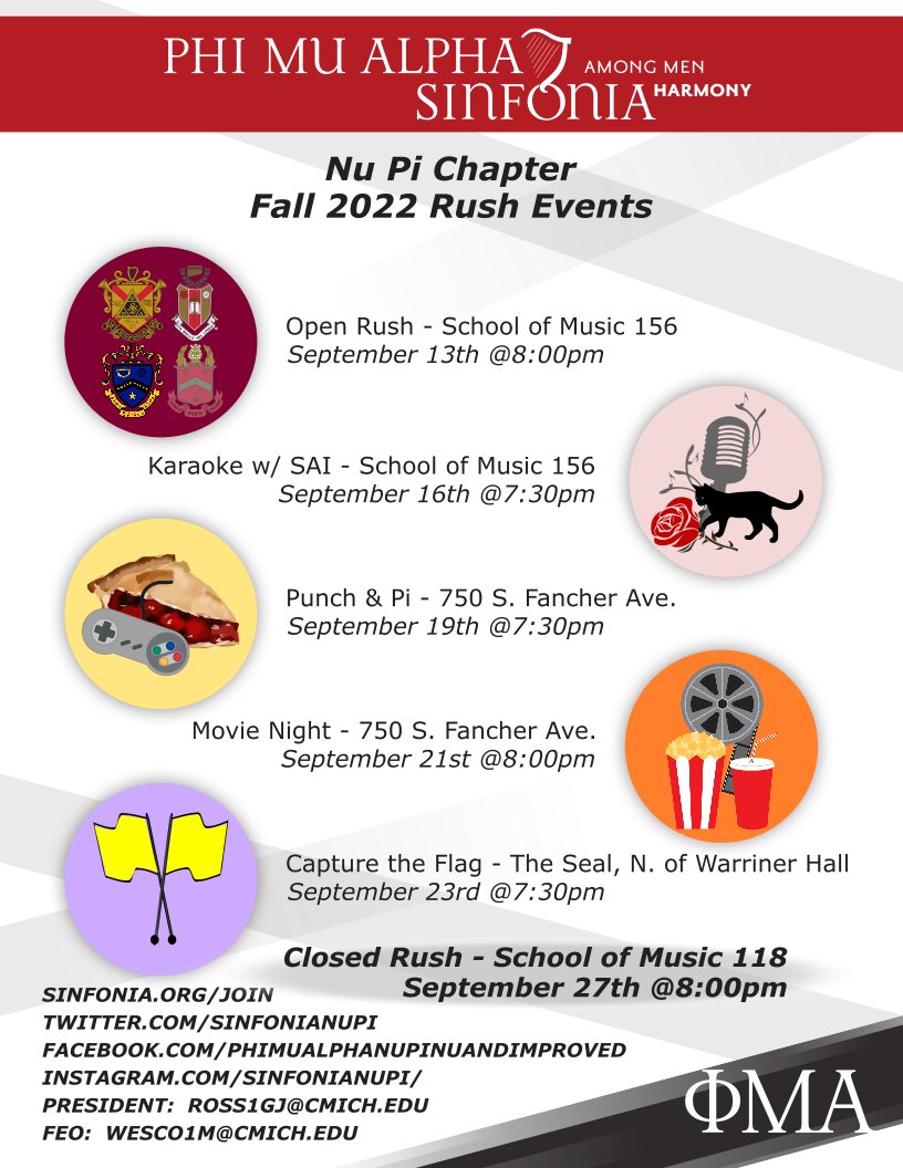 Phi Mu Alpha - Nu Pi tweet media