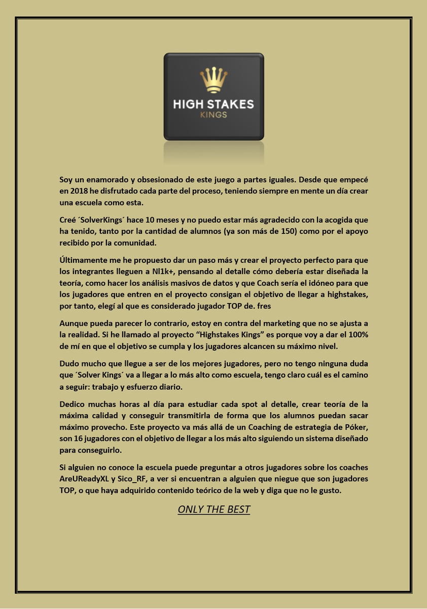 SolverKings's tweet photo. ¡Sorteo de Curso valorado 250e + matricula entre RTs!
No he entendido la intencionalidad del vídeo publicado sobre mi justo cuando estoy promocionando mi nuevo proyecto, así que os dejo aquí mi visión sobre el mismo! https://t.co/hLS1mQlxMR