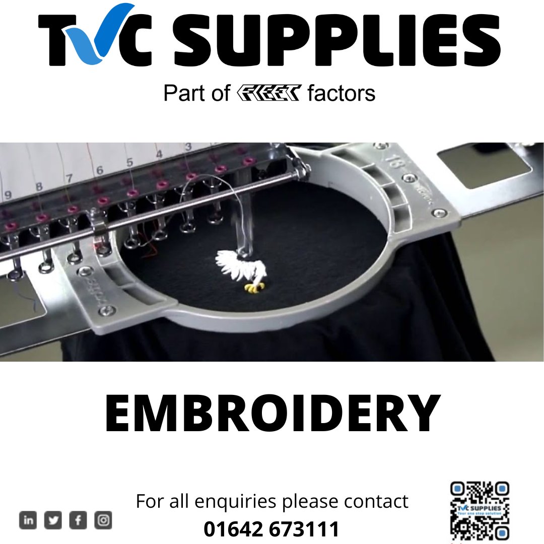 JOIN OUR TEAM!
We are looking for an embroidery &amp; print operator to join our embroidery team. If this role is of interest please apply here: buff.ly/3Q5PSCV  #JobVacancy #NorthEast