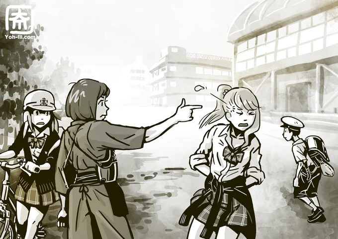 #このタグを見た人は自分が描いたモノクロ絵を貼れ 