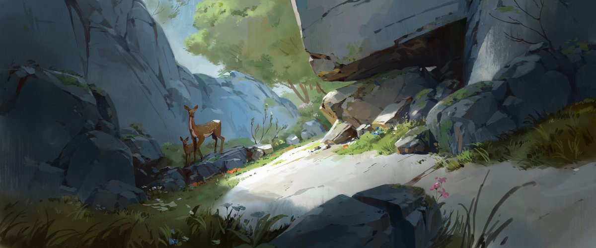 iamagco's tweet photo. Discover the art of Thibaud Delaperche, background painter at Fortiche Production.

Full Gallery and Details: https://t.co/Lbt9U1epCk https://t.co/bDNRXjKn2E