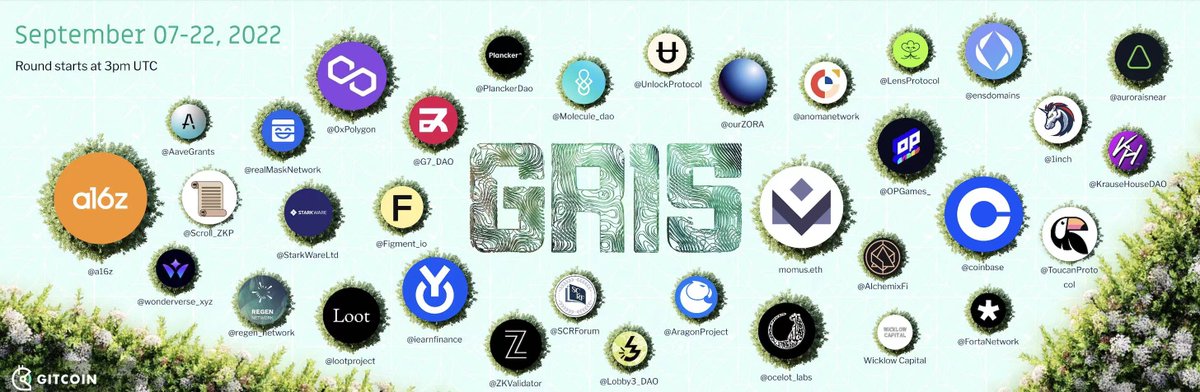 Gitcoin 15轮开始啦！

⏰持续时间： 9月7日-9月22日

Biteye 一如即往为大家准备了全流程的捐赠引导，帮助更多人借由 Gitcoin 走进 Web3 的世界。

快速获取捐赠指南：mirror.xyz/dunjia.eth/v7U…