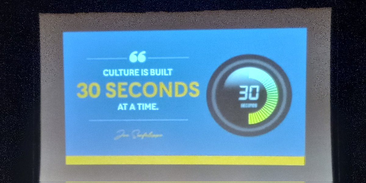 JennKitchen07's tweet photo. Great keynote presentation from @thomascmurray to start our year off. Make a difference the first day and everyday after. #PersonalAndAuthentic https://t.co/w5hb3TgsgN