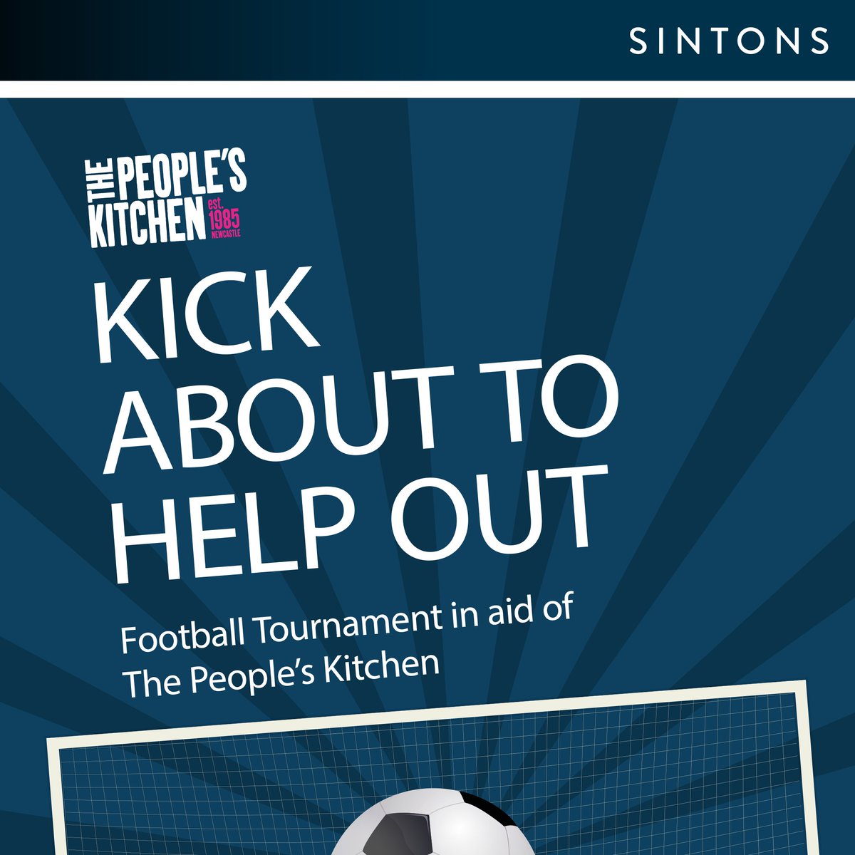 Sintons LLP (@sintonslaw) on Twitter photo Sintons invite you to join our mixed 5-a-side Football Tournament, in aid of our firm charity <a href="/PKnewcastle/">People's Kitchen</a> - We would be delighted if you could join us at <a href="/goals_soccer/">Soccer Goals</a> in Gosforth. Follow the link for more details bit.ly/3TQbBBJ #football #charity ⚽️ Sintons invite you to join our mixed 5-a-side Football Tournament, in aid of our firm charity <a href="/PKnewcastle/">People's Kitchen</a> - We would be delighted if you could join us at <a href="/goals_soccer/">Soccer Goals</a> in Gosforth. Follow the link for more details bit.ly/3TQbBBJ #football #charity ⚽️