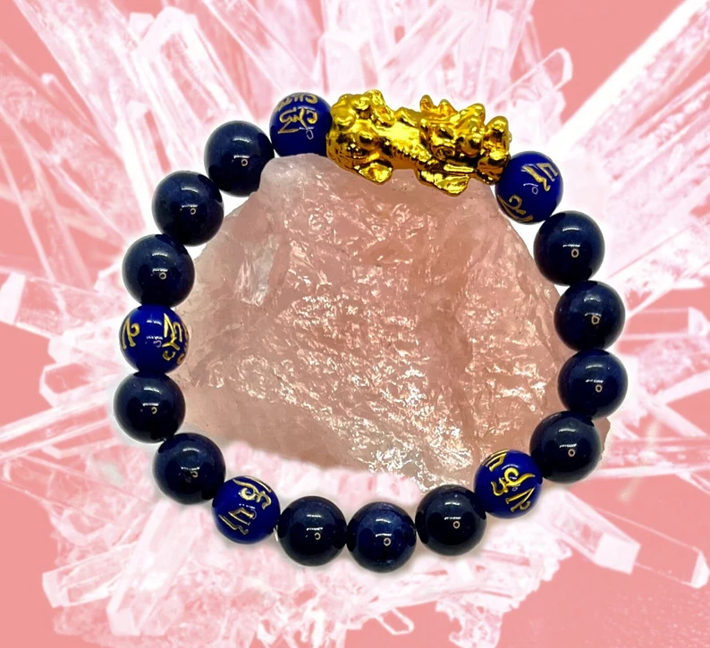 Lapis Lazuli G̖emstone Gold Pixiu #Bracelet ️

👉👉

#matrixdao #spacexapes #sxa #sxy #sxl #dadmemes #dadmeme #solamids 