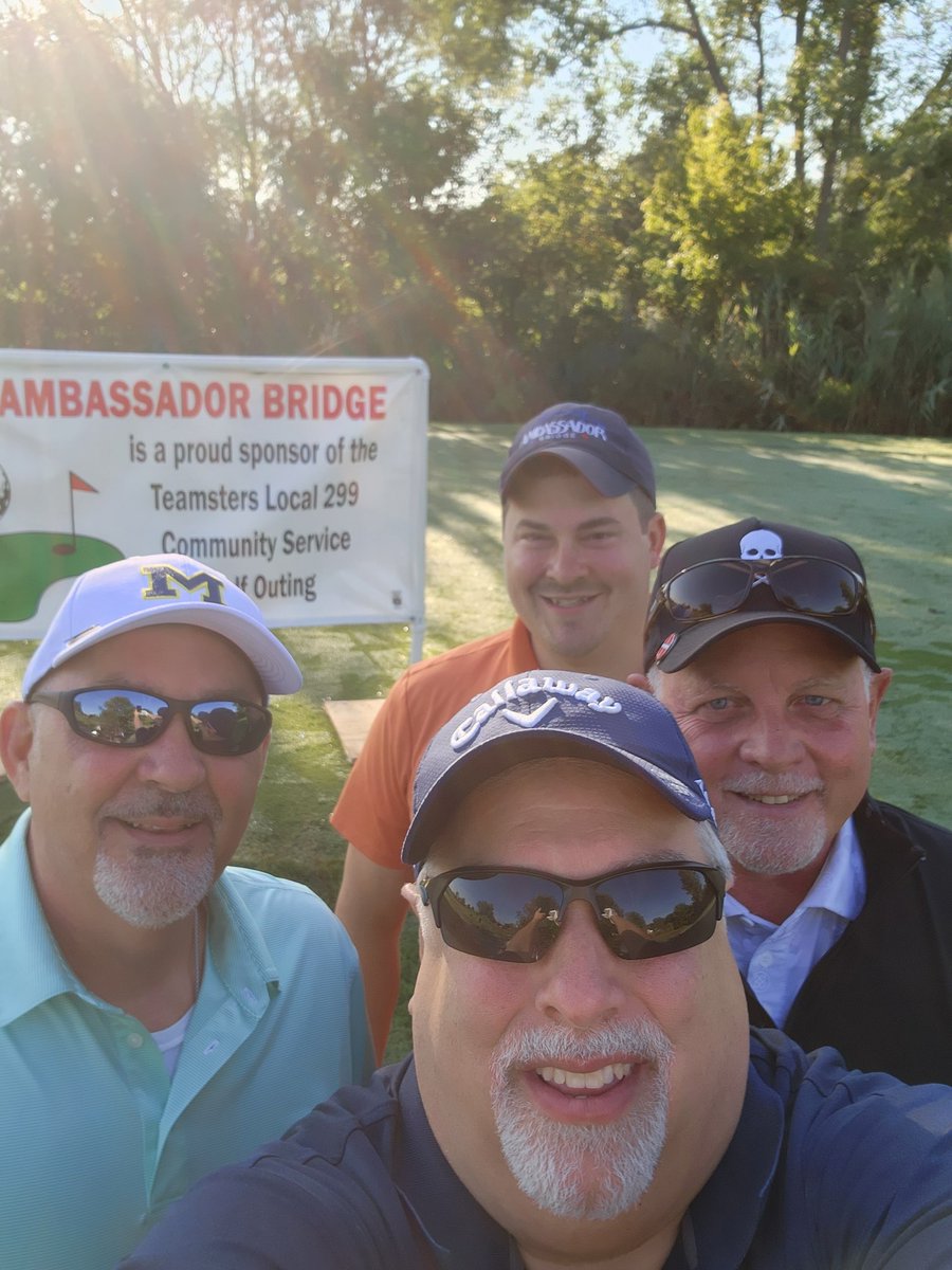 AmbassadorBridg's tweet photo. We are glad to be a sponsor of the 25th Annual Teamsters Local 299 Community Service Golf Outing.
Hard to believe we have been a sponsor in this event for the past 25 years! Congratulations Teamsters Local 299 for another successful outing.
#AmbassadorBridge #DetroitMichigan https://t.co/q72oTd7NGe