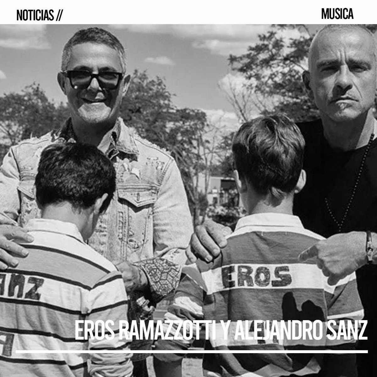 Eros Ramazzotti y Alejandro Sanz lanzan el single "Soy".