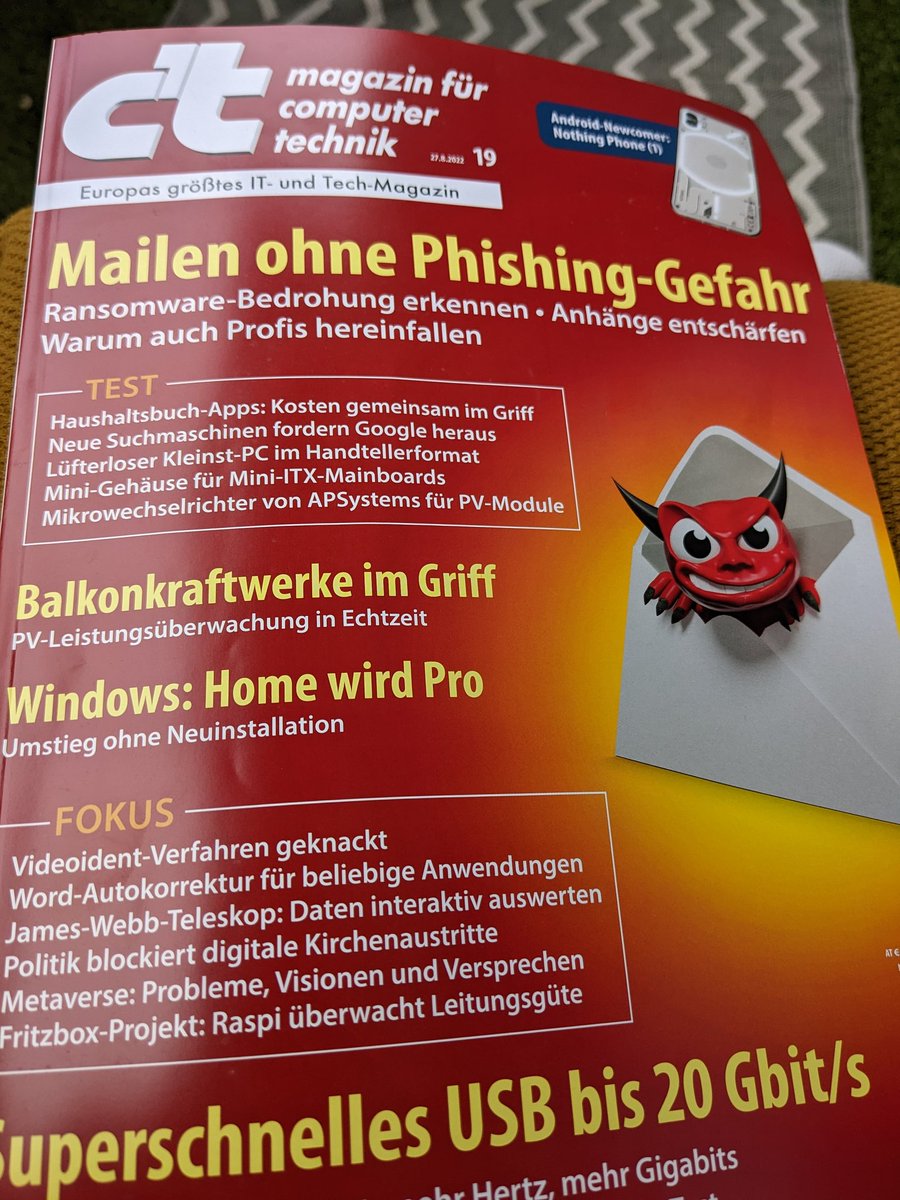 kleibold23's tweet photo. Mal schauen, was es alles Neues in der IT-Welt zu entdecken gibt! @heise @ctmagazin
Spannend: #Videoident-Verfahren ist nach Hack von dem CCC grds. unsicher! https://t.co/lcbaIexDz1