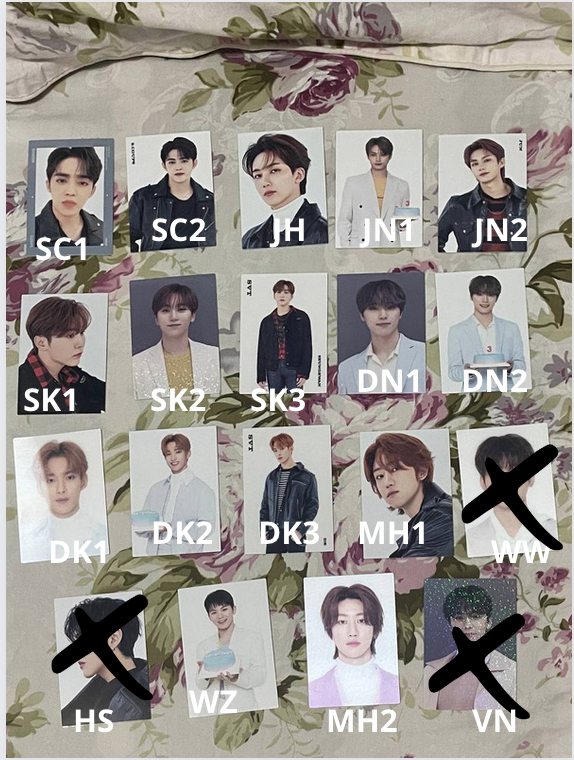 ByulDolKShop's tweet photo. Still available! #OnhandByulDol 
wts lfb ph seventeen hare 2021 trading cards ohand

SOLD - marked with X
check 1st tweet on the thread to claim!

tags: scoups jeonghan joshua jun hoshi wonwoo woozi the8 mingyu dk seungkwan dino carat sebong svt otp https://t.co/kh0q755IJ6
