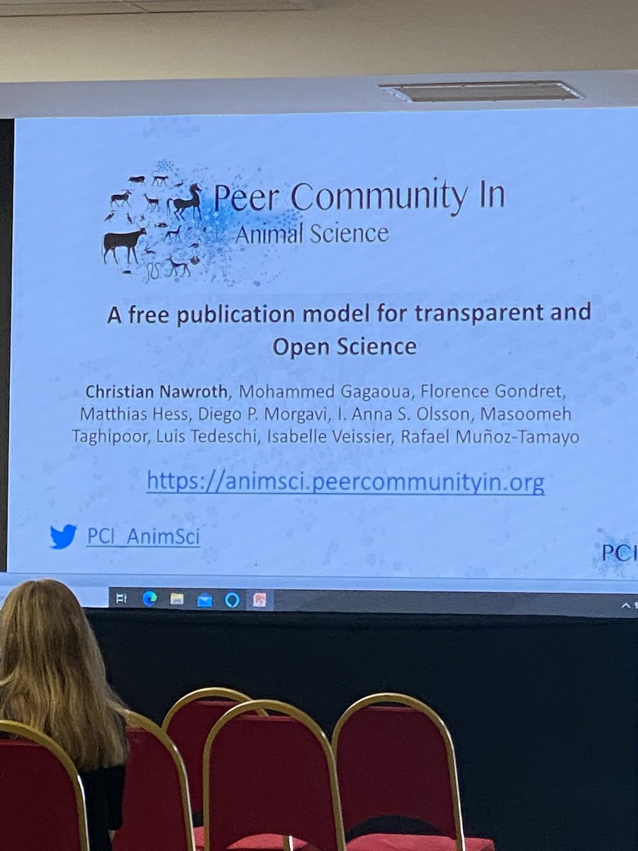 MariaRorvang's tweet photo. Peer community in Animal Science may be a way to avoid high OA costs, increase transparency, and make results easily (and readily) accessible. By @GoatsThatStare @PCI_AnimSci 
#isae2022 #pci #pcianimalsci https://t.co/9p1QLRxwyM