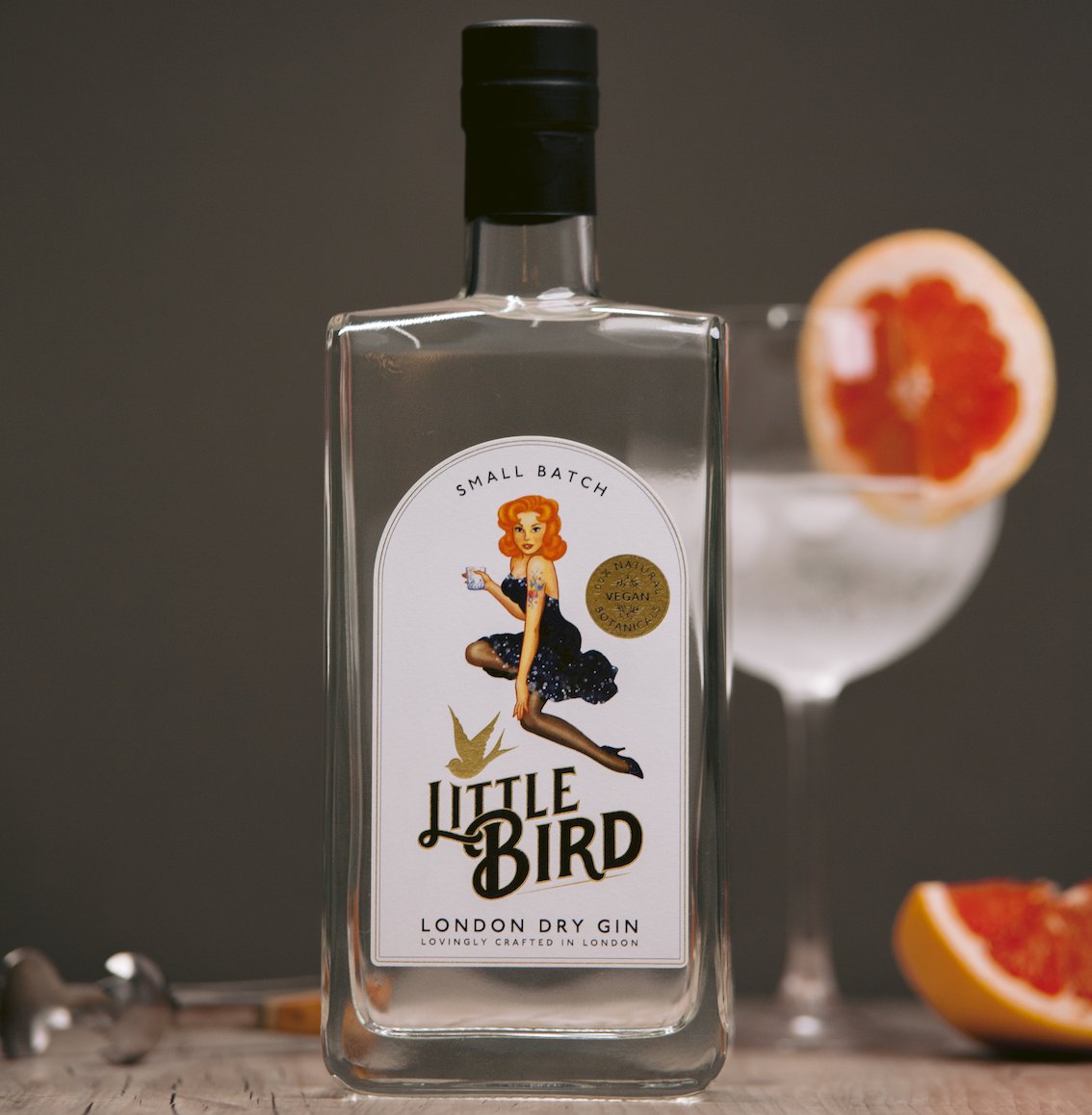 Our evolve of Little Bird Gin focusses on a clean contemporary design with premium foil finishes highlighting their brand name &amp; natural/vegan credentials
#BeyondTheLabelDesign #branddesign #labeldesign #brandidentity #designproject #WSETaccreditedteam #strategy #creative #design