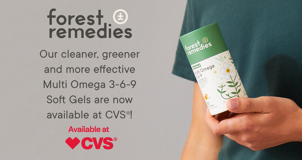 ForestRemedies's tweet photo. 🌿 We're excited to announce that we are making plant-based wellness more accessible step-by-step. 🌼 Shop Forest Remedies at CVS online https://t.co/FB9af2s8xU and find locations near you. Available at select retail locations. https://t.co/7OPTGM9Np0