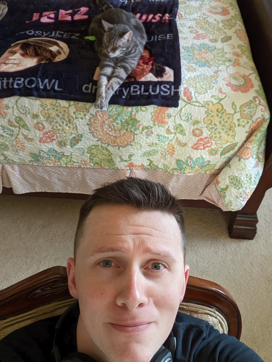LastSavePointTV's tweet photo. My commentary puts my cat to sleep and I'm ready to share that power with you. 

We're live! https://t.co/Y9FuU5l8le https://t.co/BVNdC30Rys