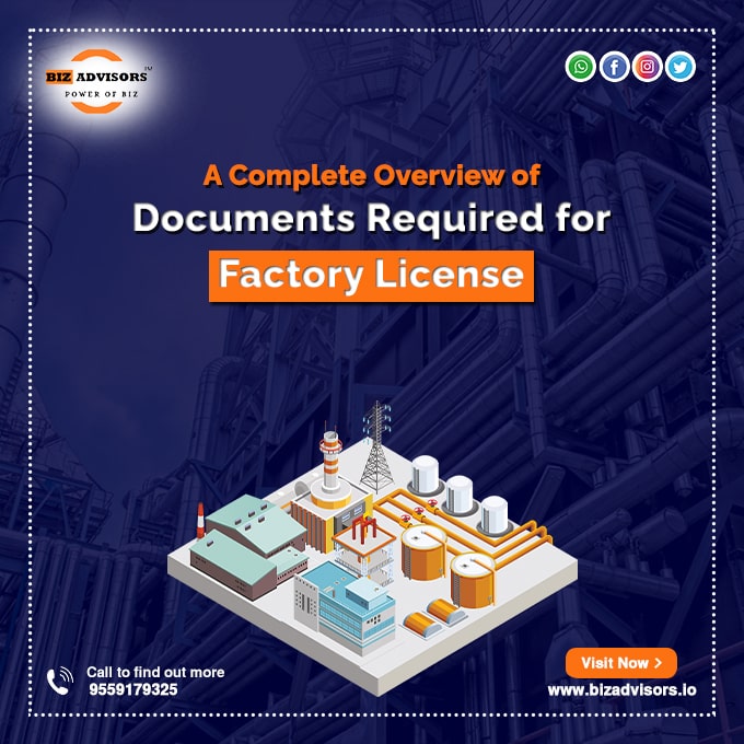 BizAdvisorsHQ's tweet photo. A Factory License serves as a permit issued by the authorities to carry out manufacturing activities. 

Read the article - https://t.co/D3EvuElrlu

#bizadvisors #india #documentsforfactorylicense #factorylicense #onlinefactorylicense #documents #business #company #licence https://t.co/bPeH6k78LU